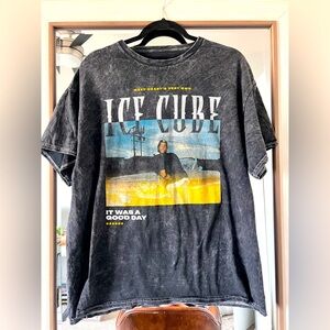 Ice Cube Graphic Black T-Shirt